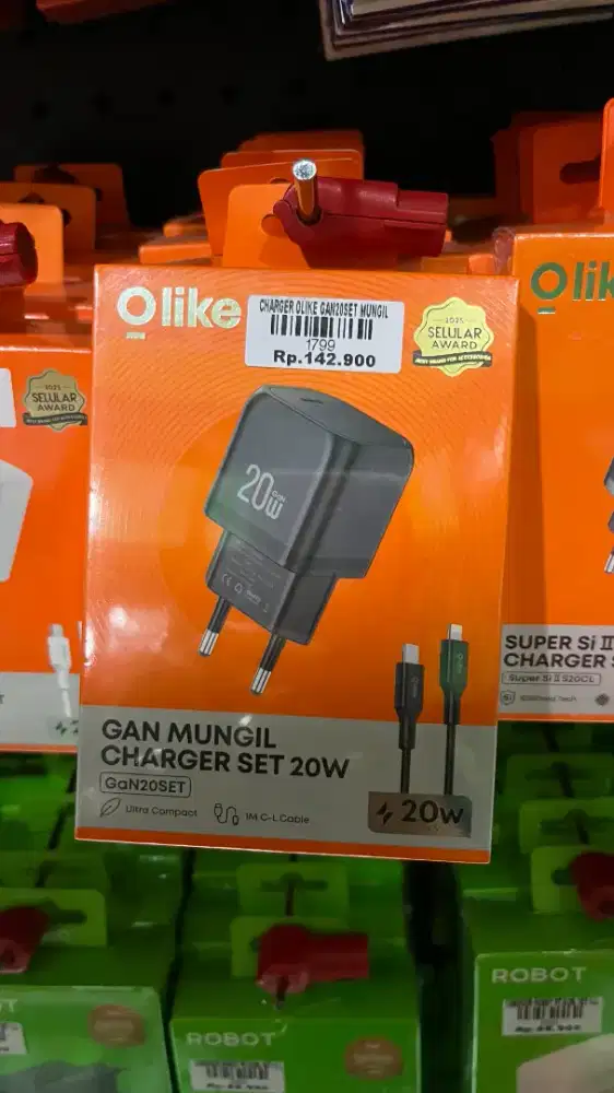 CHARGER OLIKE GAN 20 SET MUNGIL ATLANTIS DAHSYAT