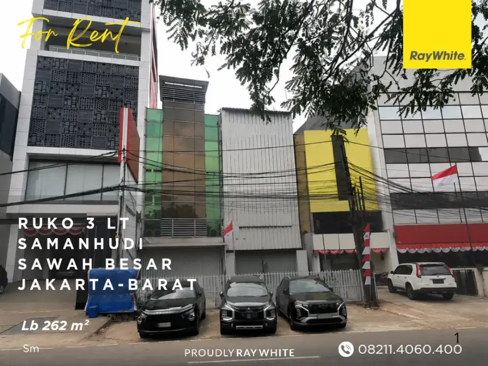 Ruko ex Bank - Sukarjo Wiryopranoto - Sawah Besar - Jakarta Pusat