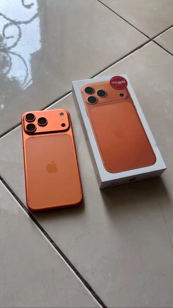 iPhone 17 Pro Max 256GB Garansi iBox Sampai Okt 2026 Fullset Like New