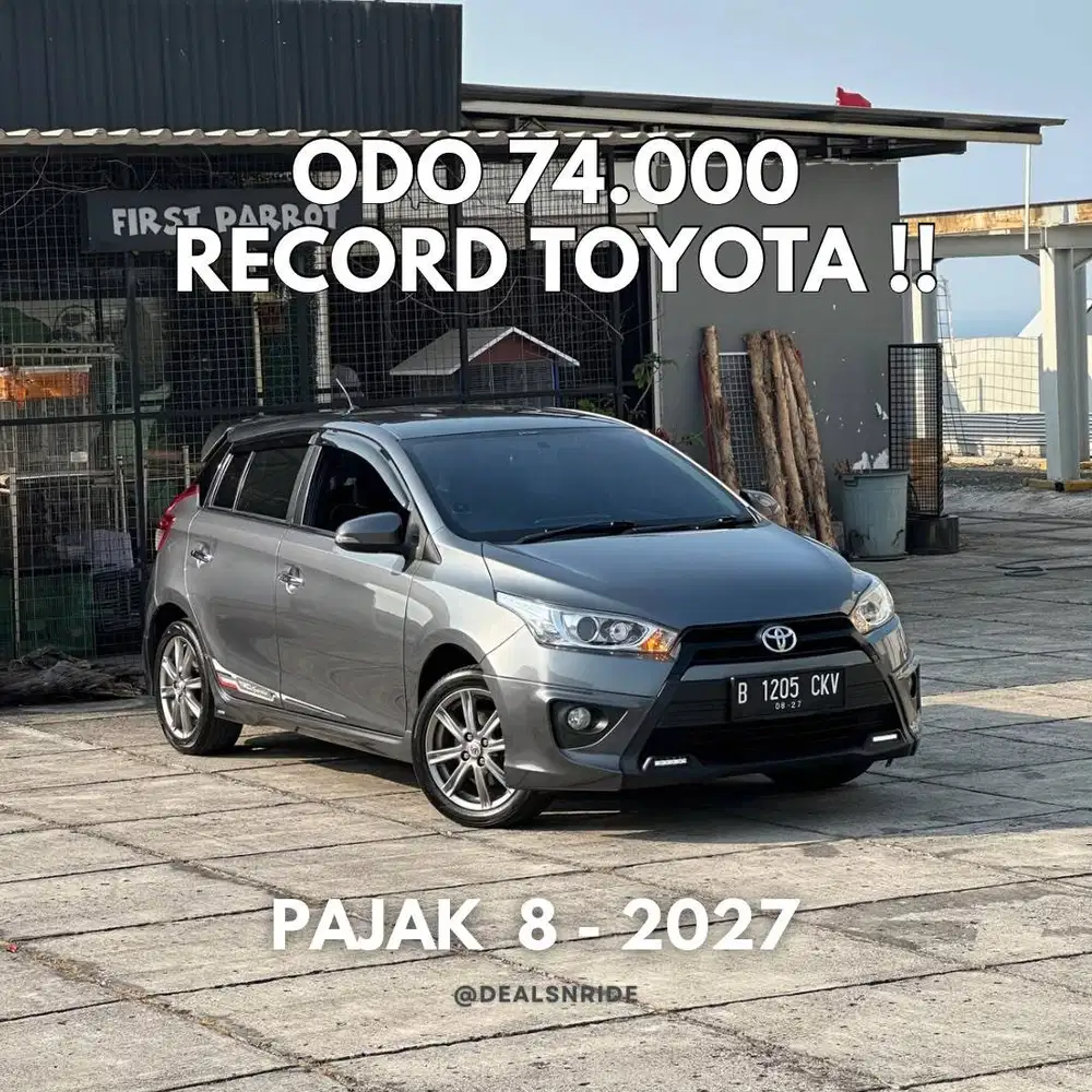 ODO 74.000 ANTIKK !! PAJAK 8/2027 TOYOTA YARIS S TRD 2015 RECORD
