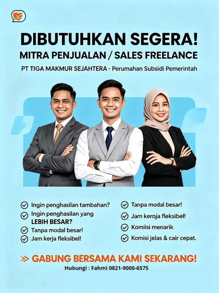 Dibutuhkan Segera Tenaga Pemasaran