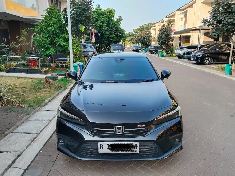 Civic 2023,RS turbo, AT, hitam.