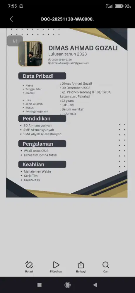 mencari pekerjaan