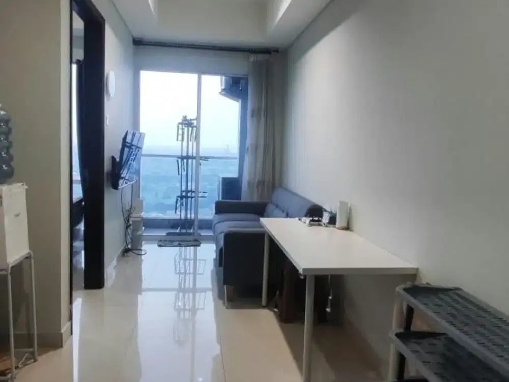 Dijual Apartment Puri Mansion Jakbar, Tower Beryl, 1Br, Full Furnished, Harga : Rp 500 Juta Nett
