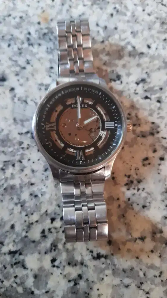 Jam Tangan Otomatis Body Full Stainless Steel