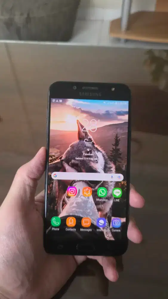SAMSUNG GALAXY J7+ BLACK
