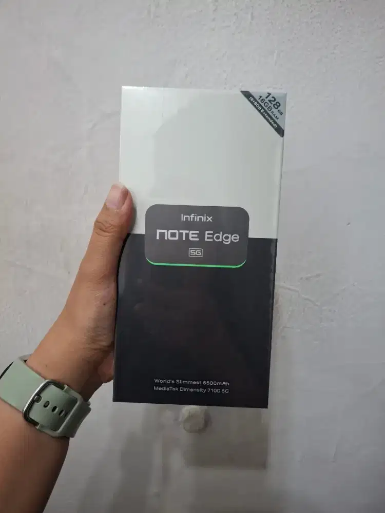 Infinix note edge 5G 8+8/128 segelbox ,, garansi rezmi