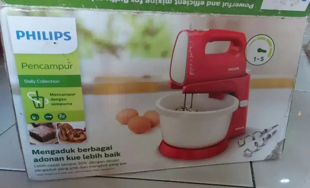 Mixer Baru Philip tdk pernah terpakai
