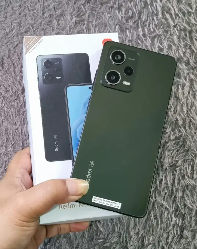 Redmi Note 12 Pro 5G NFC 16GB 8+8/256GB Murah No Minus -Lok Cicaheum
