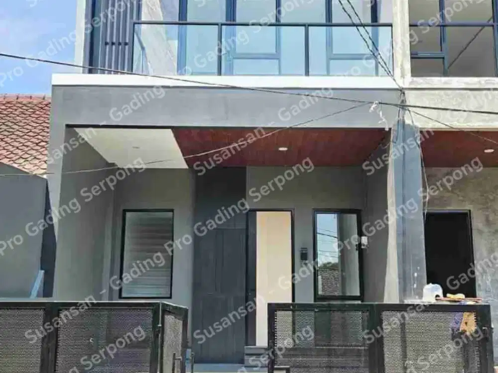 Rumah bangunan baru mandiri melati mas siap huni