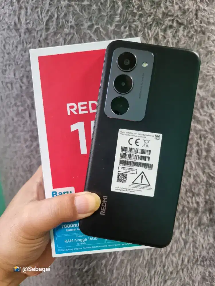 Redmi 15 NFC Ram 16GB 8+8/256GB 7000mAh, Murah Garansi-Lokasi Cicaheum