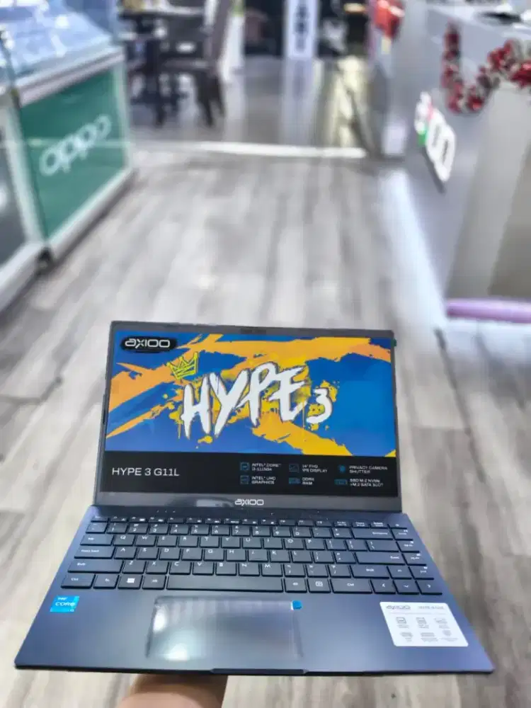 AXIOO HYPE INTEL CORE I3 RAM 8GB SSD 256B SIAP PAKAI