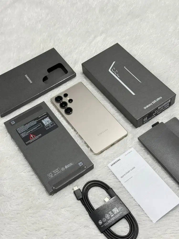 Samsung S25 Ultra 12/512GB Resmi Fullset Original - Titanium Gray