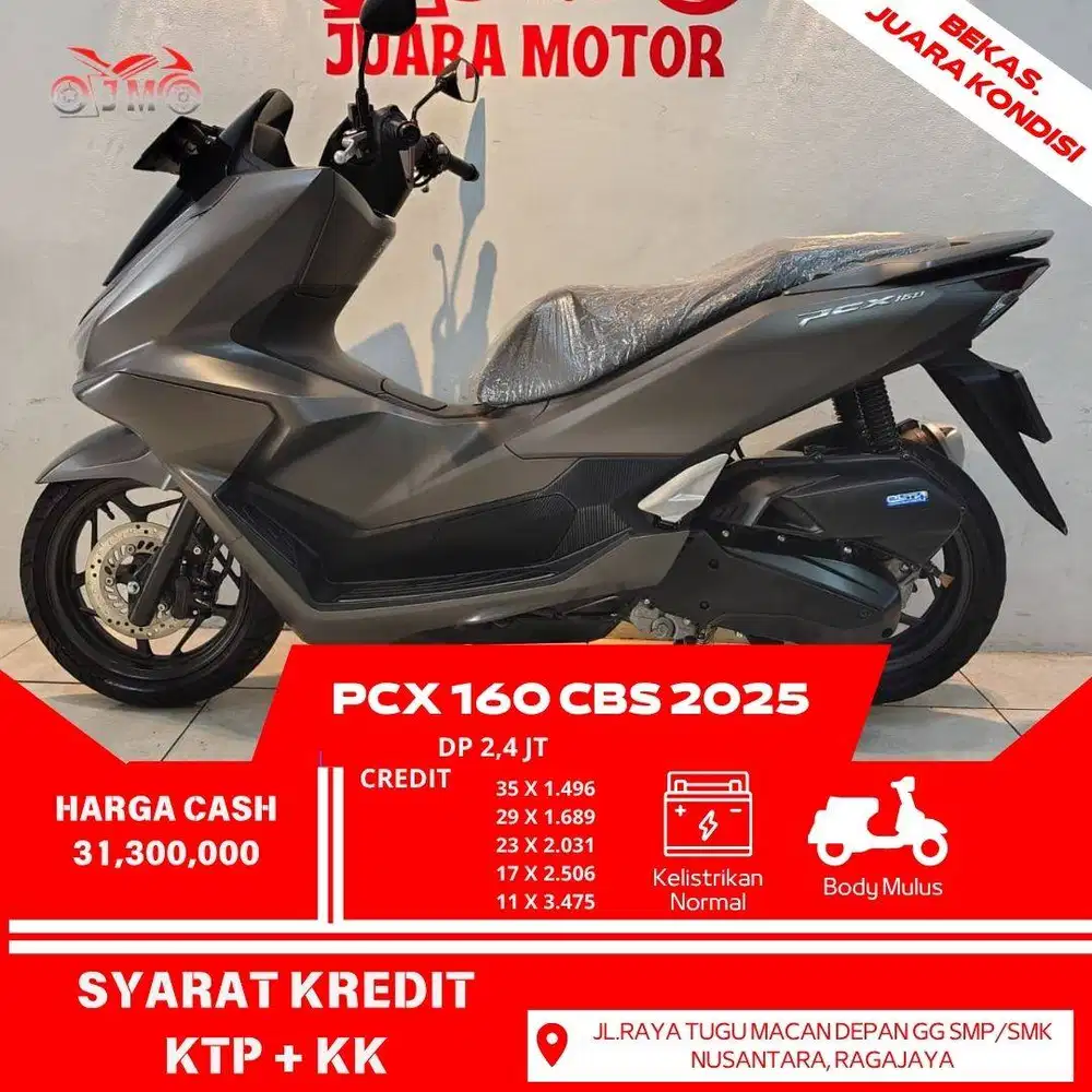 NEW PCX 160 CBS 2025 CREDIT PROSES MUDAH DAN CEPAT UNIT SIAP PAKAI