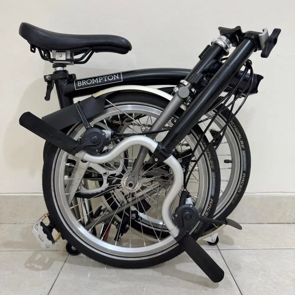 BROMPTON M6Lx BLACK 2020 - TITANIUM SUPERLIGHT LIKE NEW