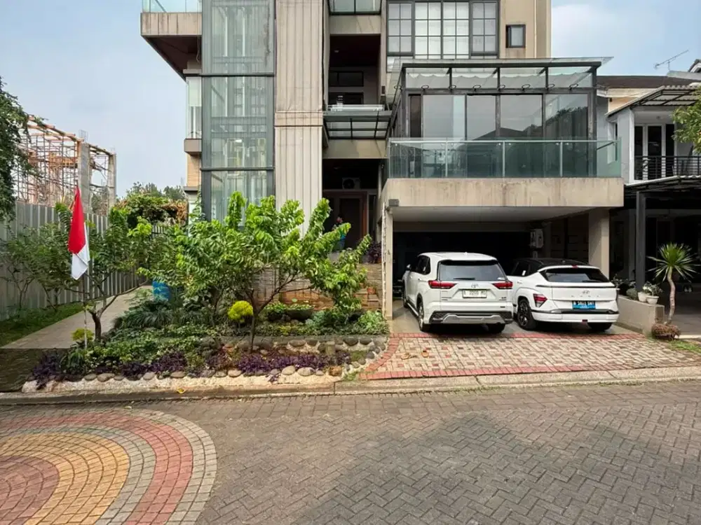 Dijual rumah split level posisi hook banci private lift di De Latinos Cluster Carribean Island