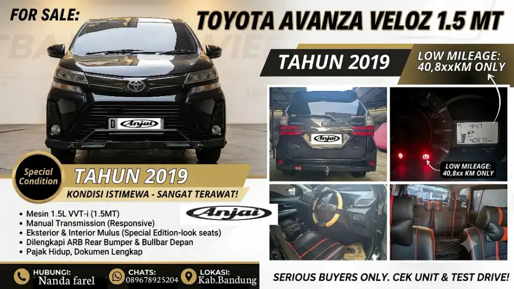 VELOZ 1.5 KM RENDAH