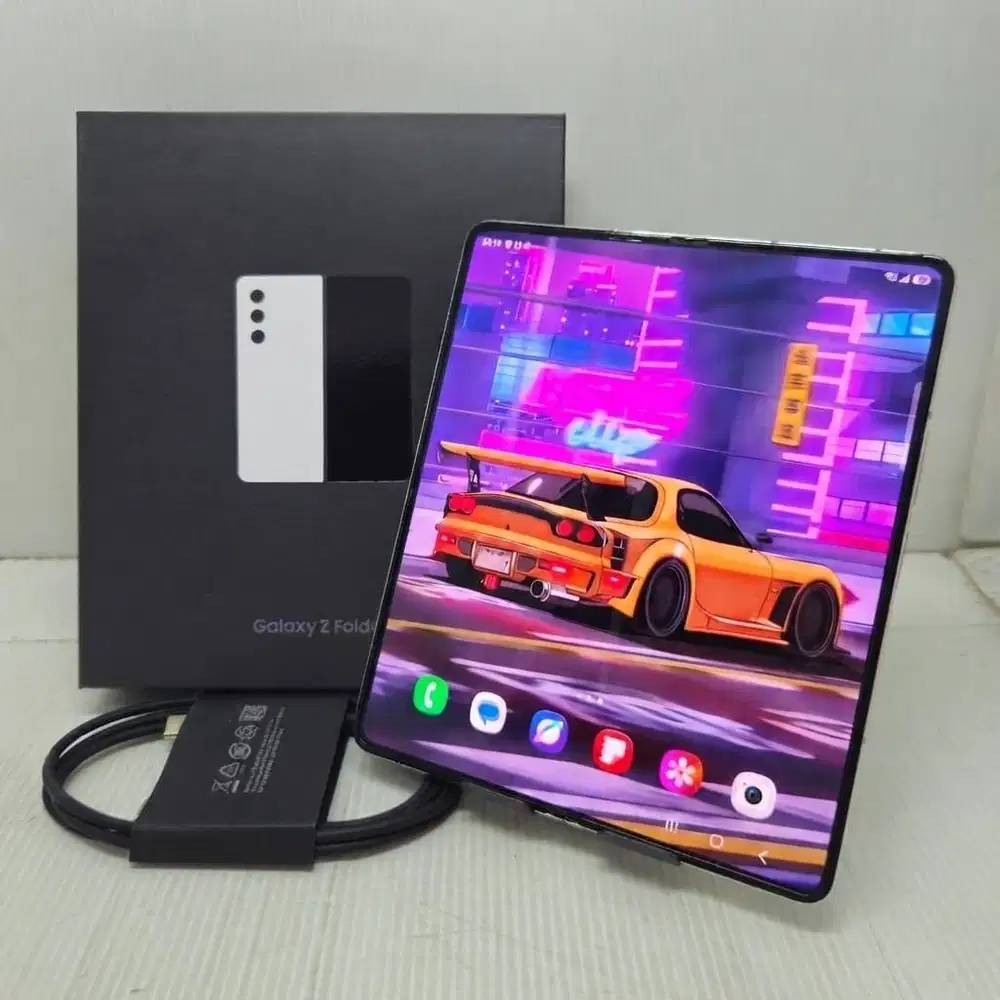 NO MINUS!  SAMSUNG GALAXY Z FOLD 5 5G 12/256 CREAM EX SEIN NO MINUS FU