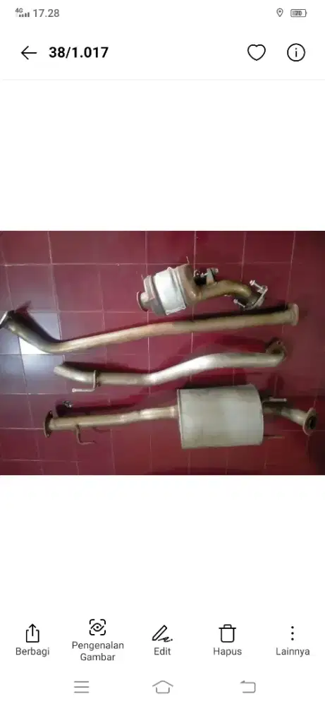 Kenalpot mobil fortuner