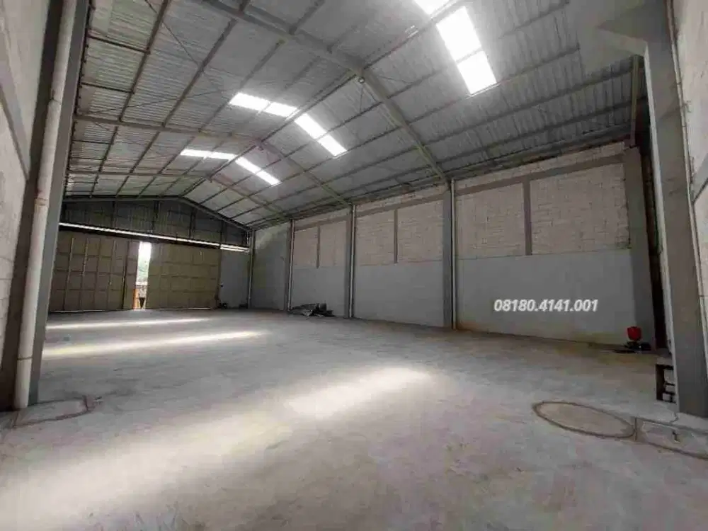 Disewakan Gudang Baru Lantai Kuat Tepi RingRoad Barat
