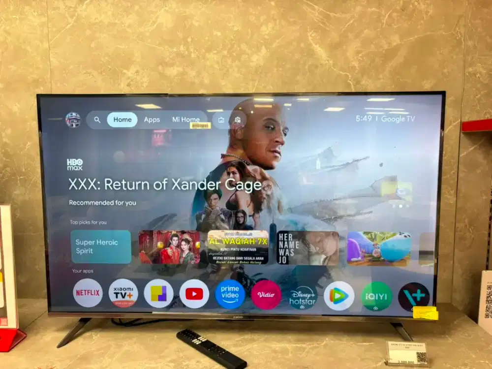 XIAOMI GOOGLE TV 55 4K QLEED 2026 CASHBACK 1JUTA