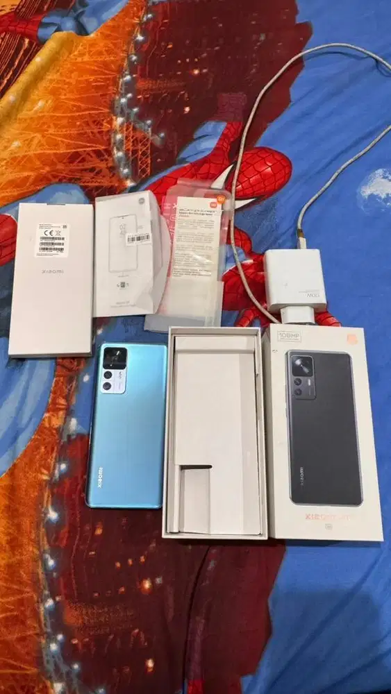 Xiaomi 12T 5G (8/256 GB) Blue - Fullset Original Like New 99%