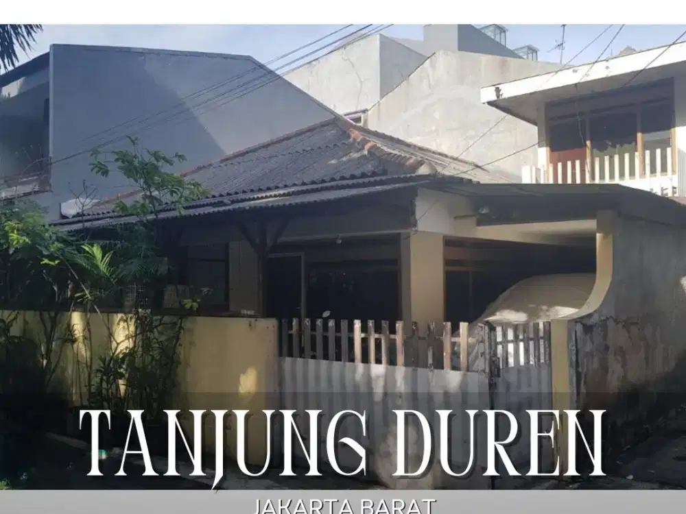 DIJUAL MURAH RUMAH HITUNG TANAH DI TANJUNG DUREN JAKARTA BARAT