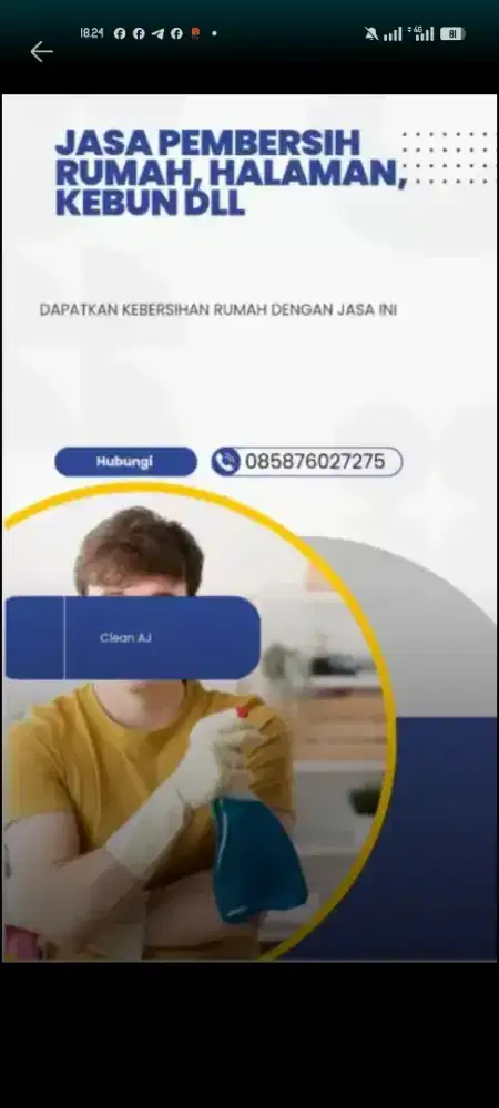 Jasa kebersihan