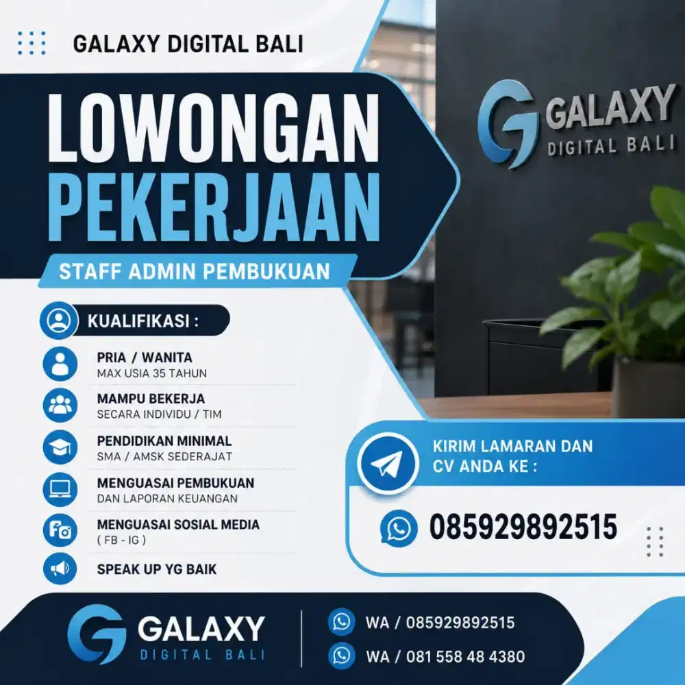 Di Butuhkan Admin Untuk Toko Handphone