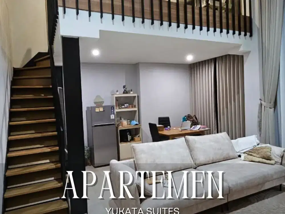 DIJUAL DIBAWAH NJOP APARTEMEN YUKATA SUITES 2BR FURNISHED PRIVATE LIFT DI TANGERANG SELATAN