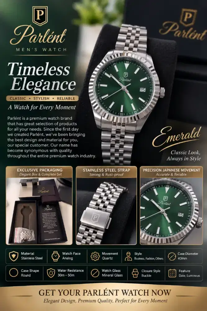 Jam tangan pria Parlént
