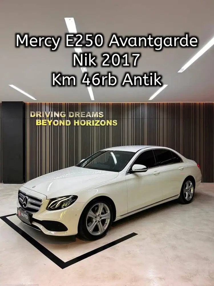Mercedes Benz E250 Avantgarde AT 2018 Putih Km46rb B1910UAG Nik 2017