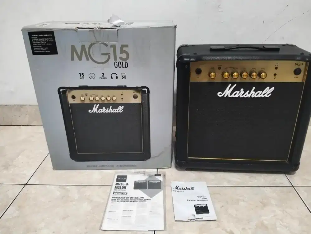 Ampli gitar Marshall MG15 Gold , Like New, Fullset