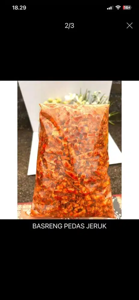 Ready Basreng Stik PEDAS Daun Jeruk 1kg