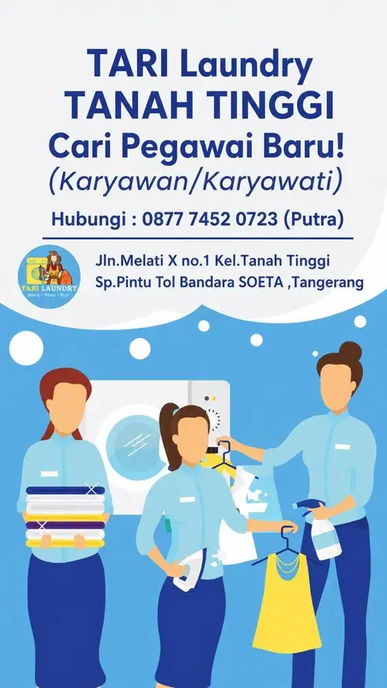 Lowongan Staff Laundry