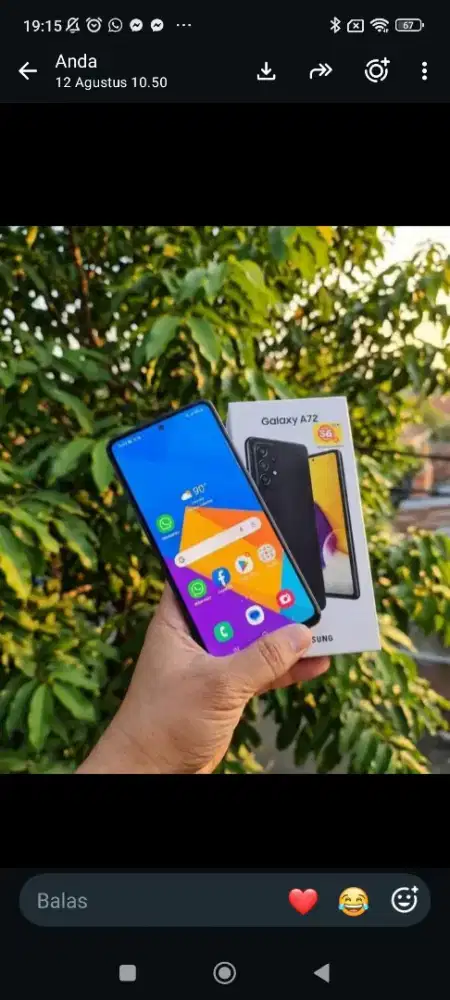 Samsung A72 8/256 Amoled Resmi Indonesia