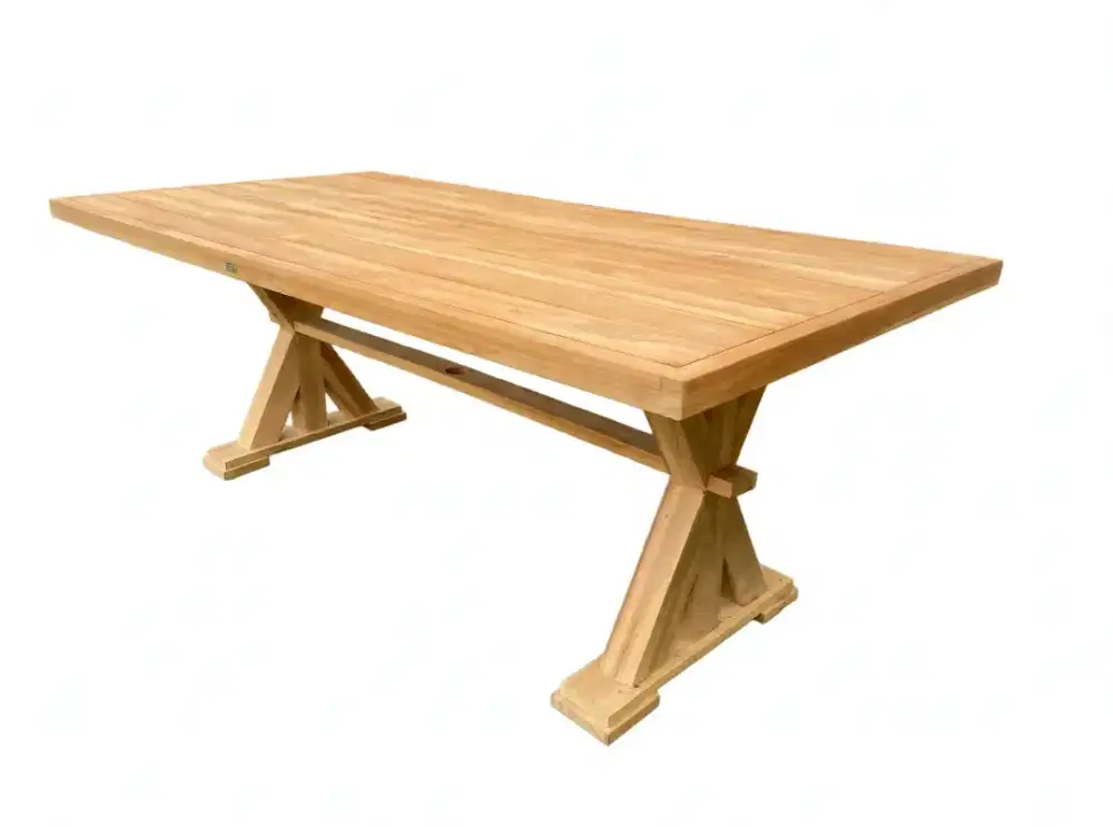 Meja makan kayu jati