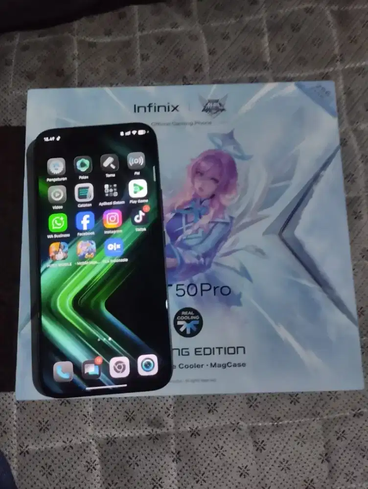 Infinix gt 50 pro 12+12/256 full ori pemakaian 2 bulan lebih mulus
