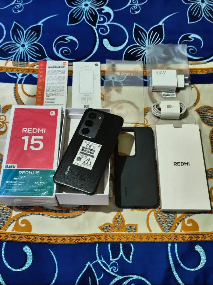 Redmi 15 8/128GB Fullset Mulus Garansi Panjang