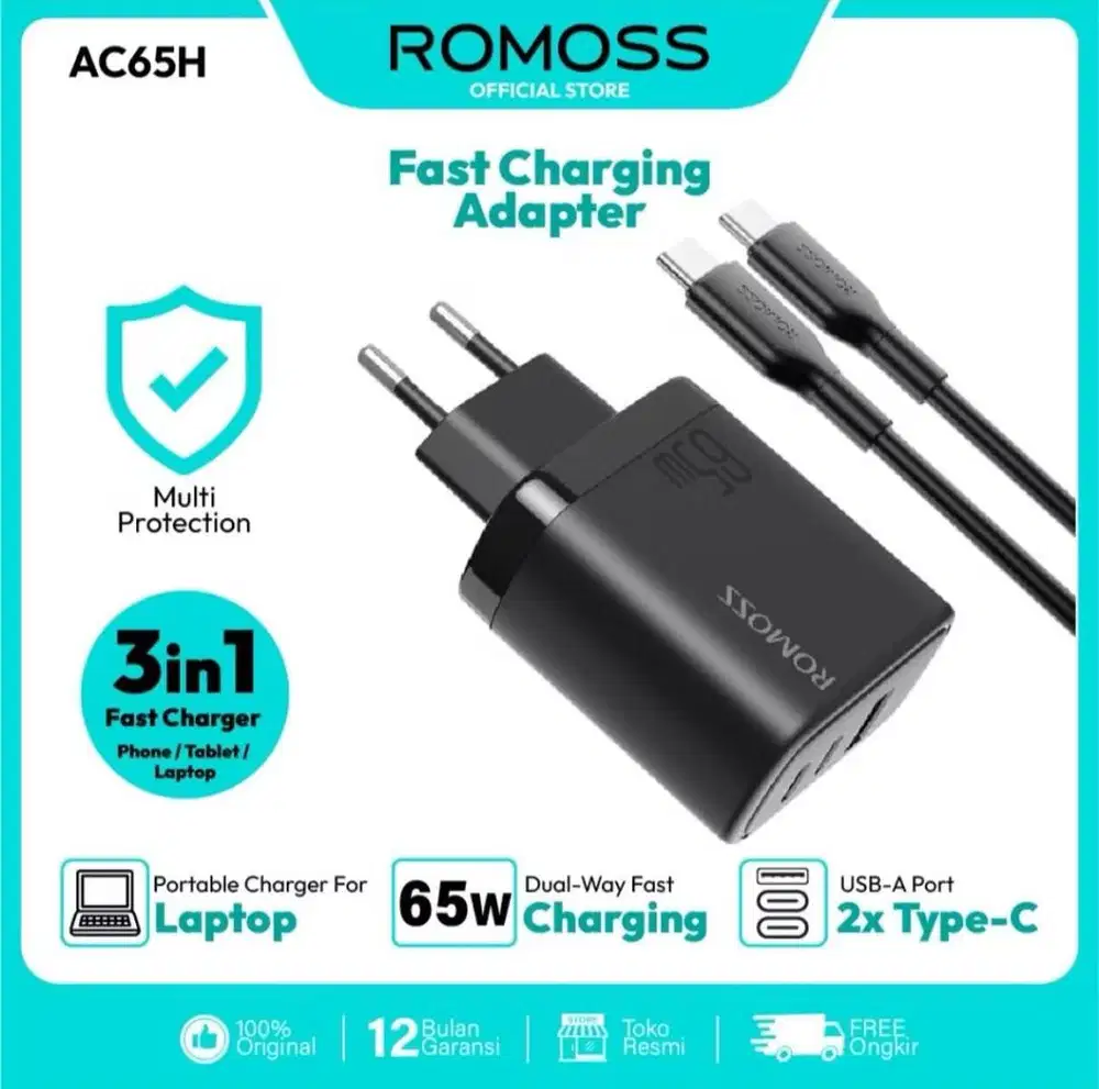CHARGER ROMOSS 65W