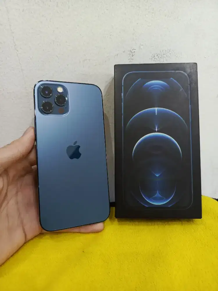 iPhone 12 Pro 128gb Resmi iBox, Fullset, Mulus, Nominus