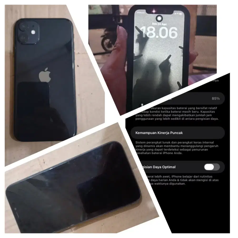 Iphone 11 ex inter 64gb fulset no minus