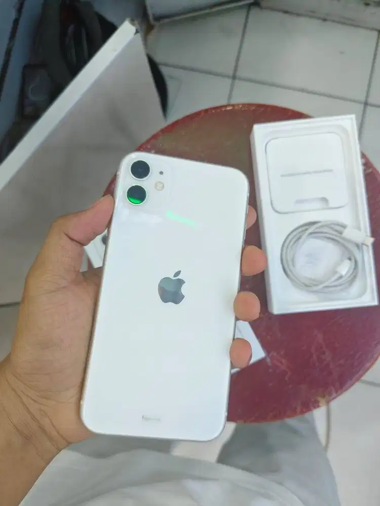 iphone 11 128gb ibox lengkap white