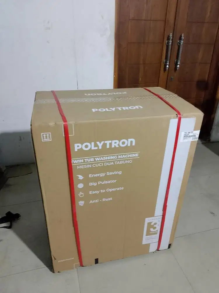 Mesin Cuci Polytron PWM 7073 2 Tabung 7KG Baru