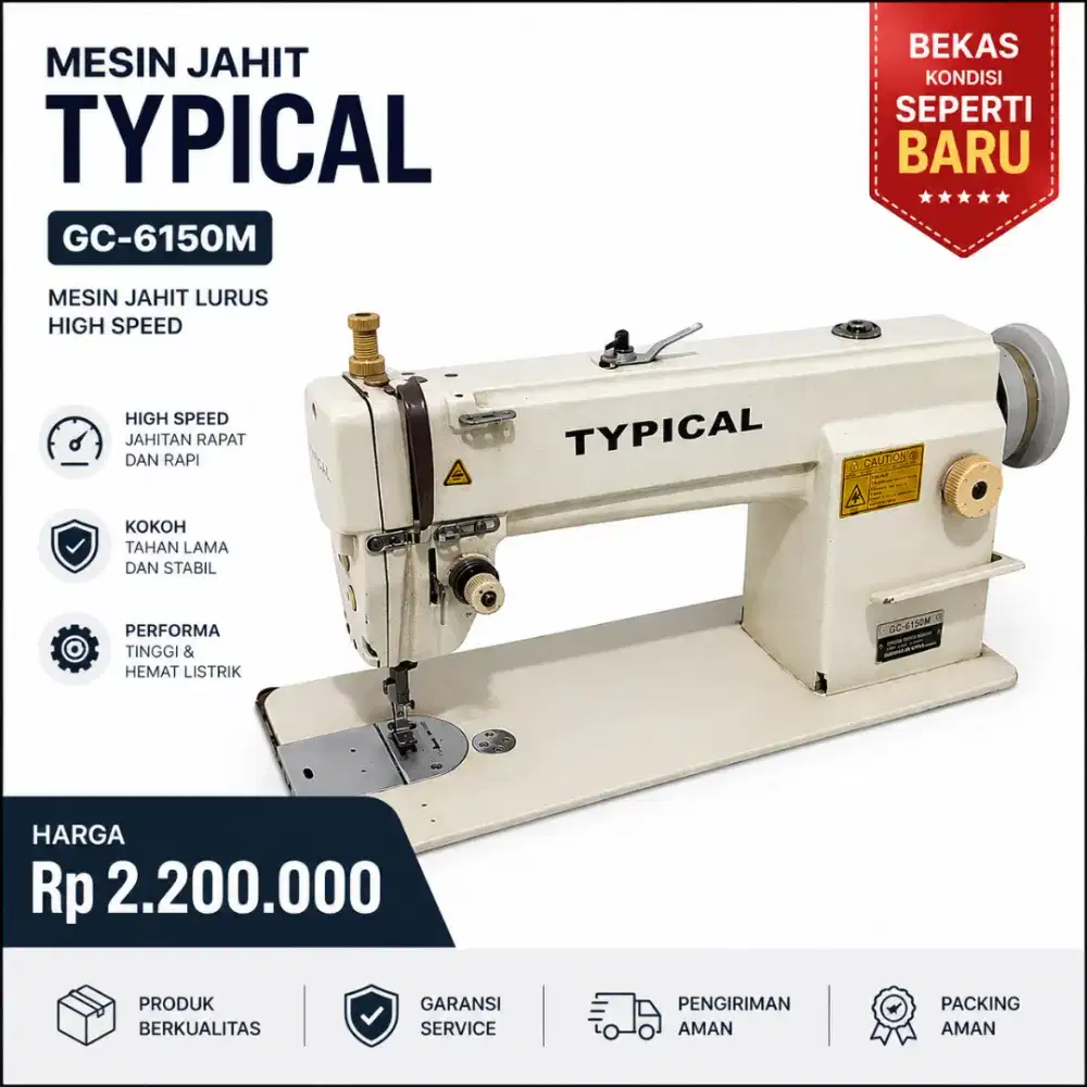 Mesin Jahit Typical jarum 1