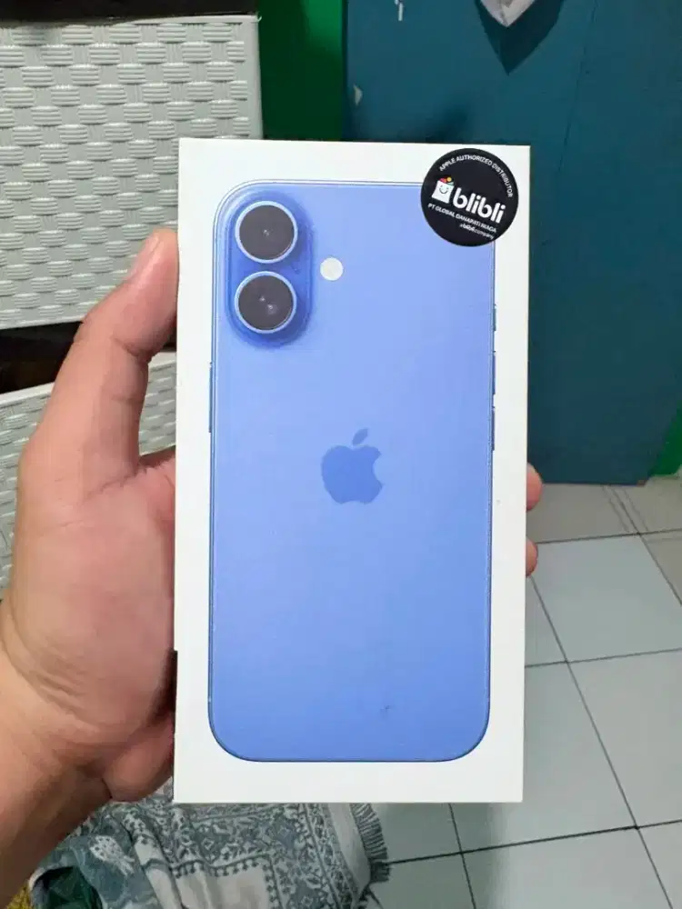 Iphone 16 128gb ultramarine ibox garansi ON