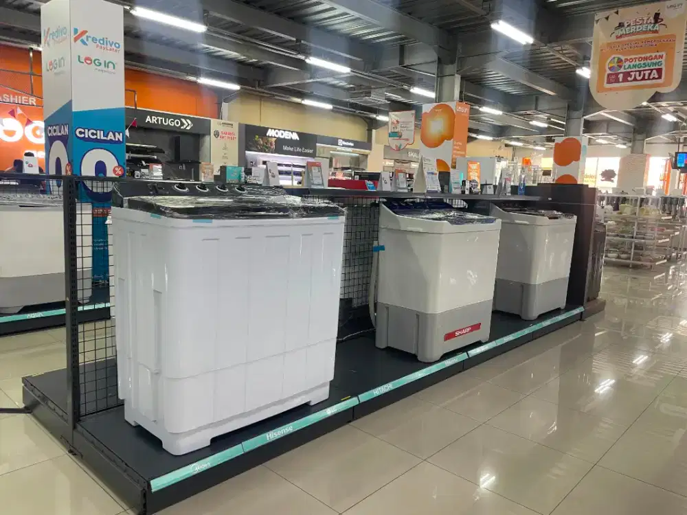 Kredit mesin cuci tanpa DP 0%