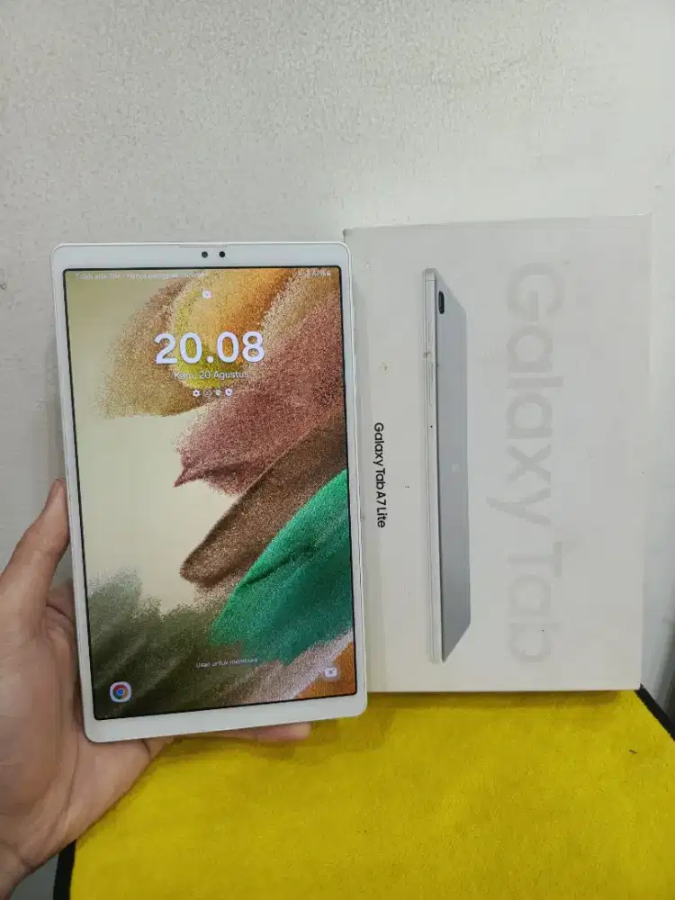 Samsung Tab A7 Lite 4/64 Cellular, Fullset, Mulus, Nominus, Siap Pake