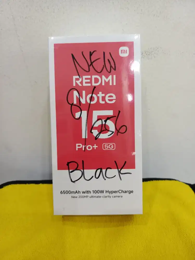 New (baru) Xiaomi Redmi Note 15 Pro Plus 5G 8/256 Garansi 15 bulan