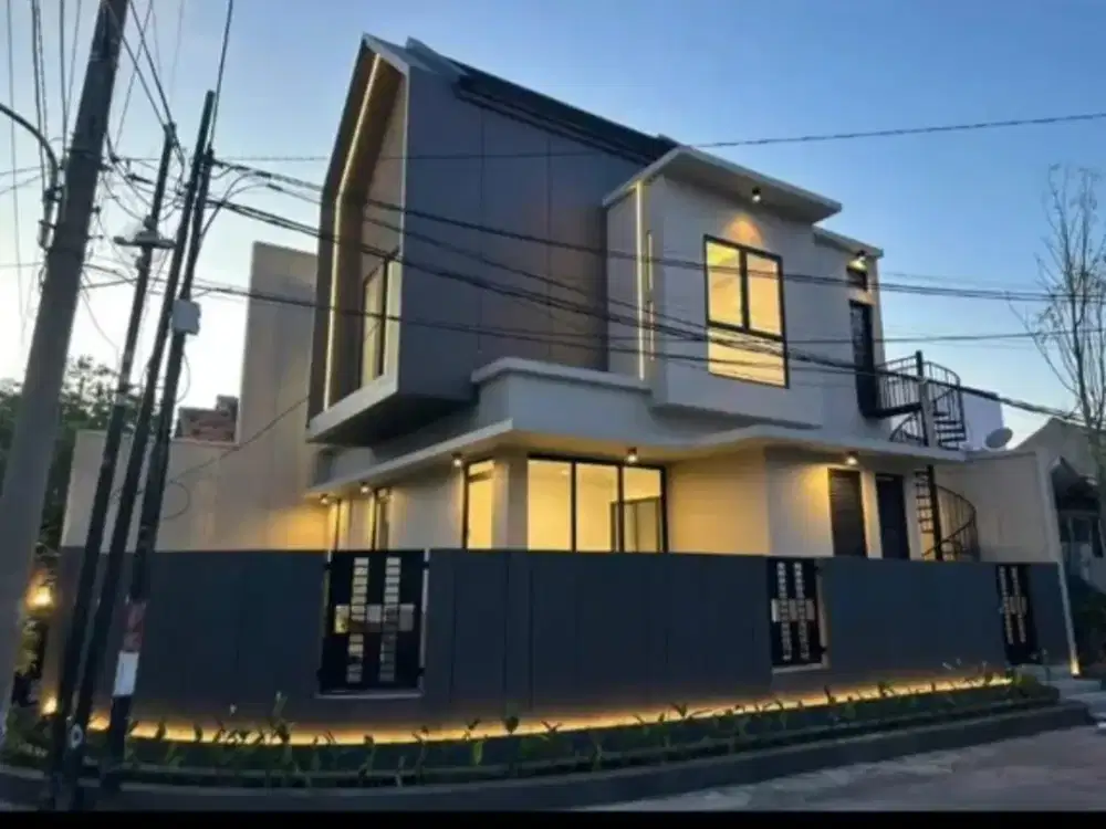 Rumah Baru Hook Scandinavian Style Di Babatan Pantai Mulyorejo Surabaya Timur